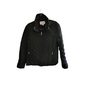 Nine West Jacket Women’s Separates Quilted Interior Full Zip Women's Size XXL